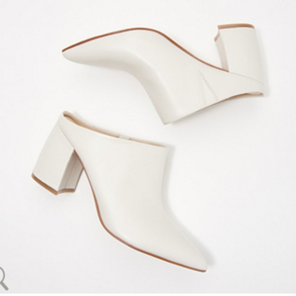 Marc Fisher White Mules